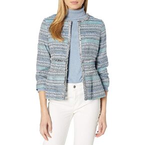 Nanette Nanette Lepore Women's Ls Multi Color Texture JKT