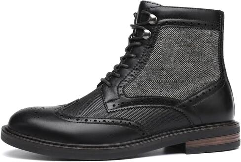 DECARSDZ Men's Fashion Lace-up Dress Casual Chukka Boots for Men Zipper Boot in Saudi Arabia