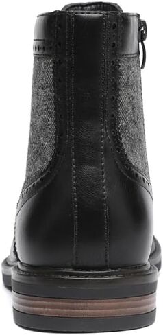 DECARSDZ Men's Fashion Lace-up Dress Casual Chukka Boots for Men Zipper Boot in Saudi Arabia