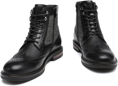 DECARSDZ Men's Fashion Lace-up Dress Casual Chukka Boots for Men Zipper Boot in Saudi Arabia