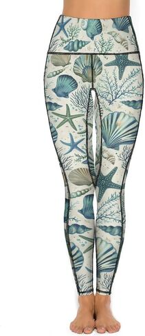 Women's High Waist Tummy Control Yoga Pants with Pockets Workout Leggings in Kuwait