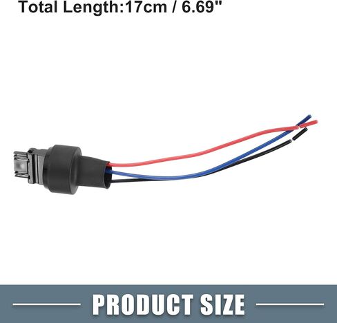 3157 Bulb Sockets Male Adapter Wiring Harness for LED Bulbs Turn Signal Lights Brake Tail Lights Replacement Cable Harness Connector (Set of 4) in Saudi Arabia