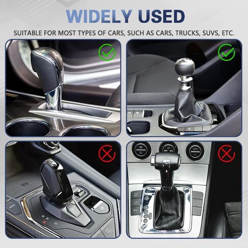 Car Gear Shift Knob Cover & Handbrake Cover, Universal Fit 2 Piece Breathable Vehicles Handbrake Cover Gear Shift Knob Cover Set, Car Interior Accessories for SUV Van Sedan Trucks in Saudi Arabia