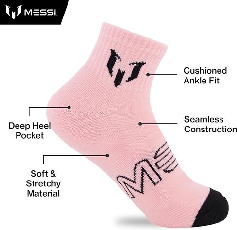 جوارب ميسي لايف ستايل للرجال، 6 قطع للأطفال، ناعمة وقابلة للتمدد، مريحة in Kuwait