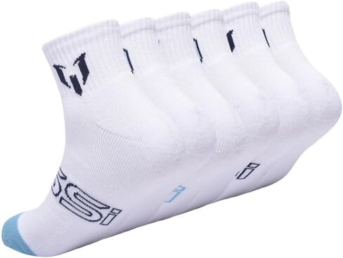 Messi Men's Lifestyle Ankle, 6-Pack Kids Socks, Soft & Stretchy, Comfortable in Saudi Arabia