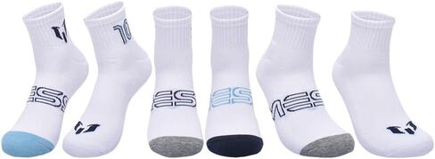 Messi Men's Lifestyle Ankle, 6-Pack Kids Socks, Soft & Stretchy, Comfortable in Saudi Arabia