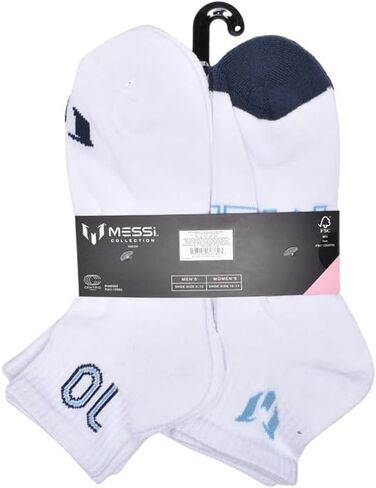 Messi Men's Lifestyle Ankle, 6-Pack Kids Socks, Soft & Stretchy, Comfortable in Saudi Arabia