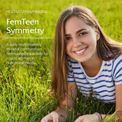 Vitanica FemTeen Symmetry, Vitamins for Teens, Daily Multivitamin, Vegan, 120 Capsules in Saudi Arabia