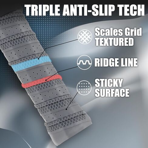 2PACK Pickleball Paddle Grip Tapes - Replacement Grip Wrap for All Pickleball Racket Handle- Moisture Wicking Surface & Comfort Grip in Kuwait