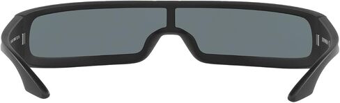 Emporio Armani Men's EA4190U Universal Fit Rectangular Sunglasses, Rubberized Black/Grey Mirrored Black, 36 mm in Saudi Arabia