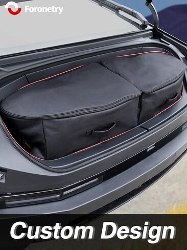 Front Frunk Oxford Insulation Cooler Storage Bag for Tesla Cybertruck 2024, Front Waterproof Organizer for Cybertruck Accessories 2PCS in Kuwait