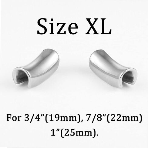 LADEMAYH شماعات شحمة الأذن مقاييس توسيع الفولاذ المقاوم للصدأ سدادات الأذن الأنفاق القرط الكفة ترصيع نقالة ثقب الجسم مجوهرات مقاس XL لـ 3/4 بوصة (19 مم) 7/8 بوصة (22 مم) 1 بوصة (25 مم) in Kuwait