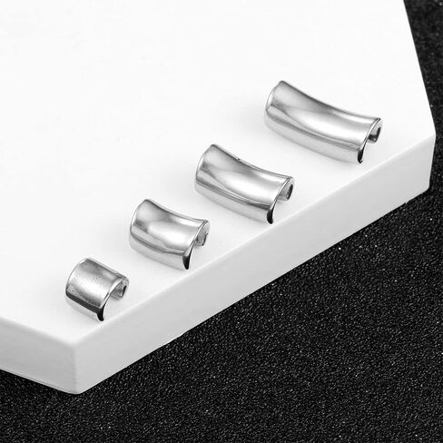 LADEMAYH شماعات شحمة الأذن مقاييس توسيع الفولاذ المقاوم للصدأ سدادات الأذن الأنفاق القرط الكفة ترصيع نقالة ثقب الجسم مجوهرات مقاس XL لـ 3/4 بوصة (19 مم) 7/8 بوصة (22 مم) 1 بوصة (25 مم) in Kuwait