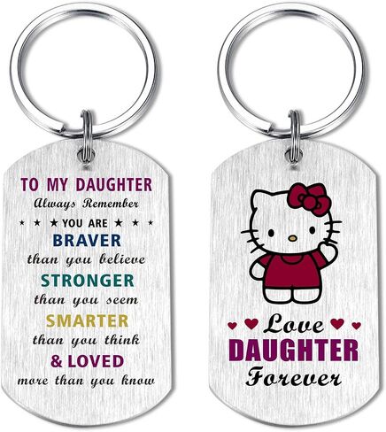 EE&YU Sister Gifts from Sister, Kawaii Kitty Gifts for Teen Girl, Sister Birthday Keychain, Cute Sister Kitty Gifts, Love Adult Sister Gifts Ideas, Sister Christmas Stuff in Saudi Arabia