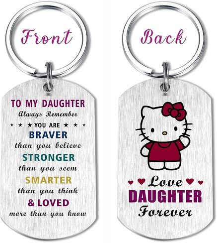 EE&YU Sister Gifts from Sister, Kawaii Kitty Gifts for Teen Girl, Sister Birthday Keychain, Cute Sister Kitty Gifts, Love Adult Sister Gifts Ideas, Sister Christmas Stuff in Saudi Arabia