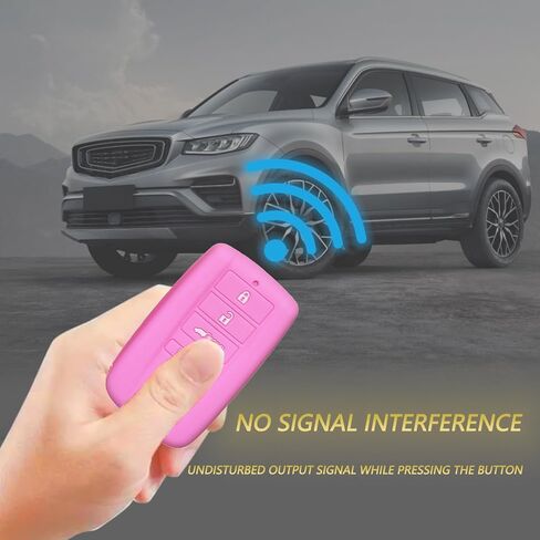 Key Fob Cover for Acura MDX: 4 Buttons Silicone Key Fob Remote Case Fit for Acura ILX Hybrid MDX RDX RLX TLX 2014 2015 2016 2017 2018 2019 2020 2021 2022 2023丨KR5V1X丨 (Pink) in Saudi Arabia