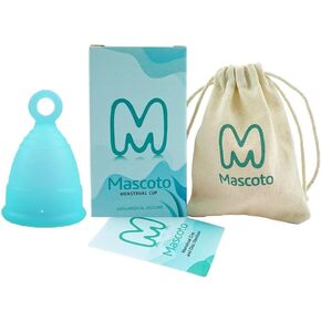 TM New Ultra Comfortable Menstrual Cup with Ring, Made from Medical-Grade Silicone, BPA Free, Reusable, Tampon and Pad Alternative (XS)