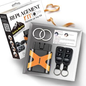 Simple Self Programmable Remote Key Fob Replacement for Hyundai OSLOAK-950T 4 Button 313.8Mhz fits Sonata 2011 2012 2013 2014 Add 2 Spare Remotes