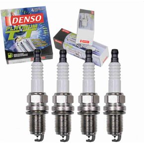 4 pc DENSO Platinum TT Spark Plugs compatible with Acura TSX 2.4L L4 2004-2008