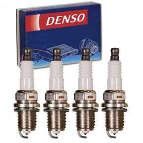4 pc DENSO Double Platinum Spark Plugs compatible with Toyota Corolla 1.8L 2.4L L4 2005-2010