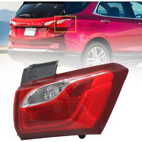 Left Tail Light Fit for 2018 2019 2020 Chevy Equinox, Tail Lamp Assembly Replacement(Driver Side)