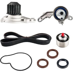 Torchbeam Timing Belt Kit Compatible with PT Cruiser 2003-2010, Stratus 2003-2006, Sebring 2003-2006, Caravan 2003-2007, Wrangler 2004-2006, Liberty 2003-2005, Voyager OE# TBK265, WP120-4220