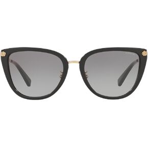 Coach HC8276 Sunglasses, Black/Grey Gradient, 56 mm