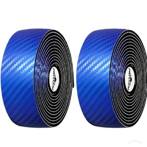 Bicycle Handlebar Tape, Drop Bar Tape Road Bike, BarTape Comfortable Anti-Slip, Self Adhering EVA, Anti-Vibration, Blue Handlebar Tape, 1 Set