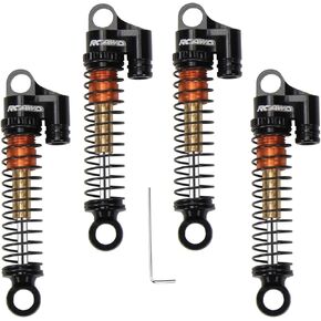 RCAWD Threaded Tele Shocks Absorber Damper for FMS 1/24 FCX24 Double Barrel Shock 1/18 for Arizona, 1/18 for Chevrolet K10 RTR