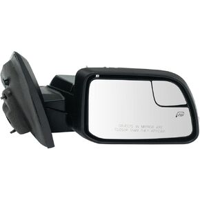 TRQ Right Mirror with Housing Turn Signal Passenger Side Compatible with 2011-2015 Lincoln MKX FO1321477