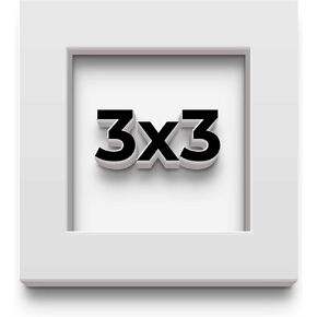 16x20 Shadow Box White Solid Pine Wood Display Frame with Acid-Free Backing UV Acrylic & Hanging Hardware with 0.75" Usable Depth and 0.75" Frame Moulding Width