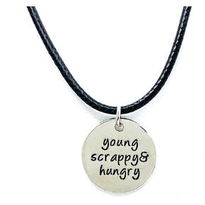 HAMILTON: Musical Genuine Leather Necklaces: Not Throwing Away My Shot! Rise Up! Talk Less Smile More. Young, Scrappy & Hungry