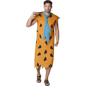 Spirit Halloween The Flintstones Adult Fred Flintstone Costume | Officially Licensed | Group Costume | Easy Costume