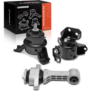 A-Premium 4PCS Engine Motor Mount and Transmission Mount Set Compatible with Kia Soul 2010-2011 L4 1.6L, Manual Transmission, Replace # 218102K000, 218102K500