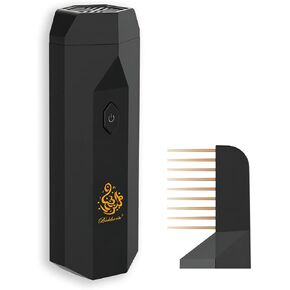 Portable Arabian Rechargeable Electronic Incense Burner,USB Portable Incense Burner Electric Aromatherapy Machine,Handheld Portable Hair Incense Burner Electric Muslim Ramadan Aroma Diffuser