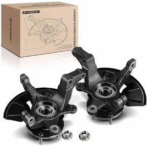 A-Premium 2 x Front Steering Knuckle & Wheel Bearing Hub Assembly Compatible with Ford Escape 05-12, Mazda Tribute 05-06/08-11, Mercury Mariner 05-11, w/5-Lug, Left and Right Side