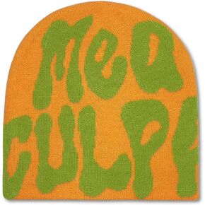 Y2k Graphic MEA Beanie Women Men, Ideal Gift Winter Culpa Hat