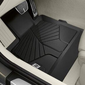 سجادات أرضية BMW 51472458861 مناسبة لجميع الأحوال الجوية لسلسلة G14 المكشوفة وG15 كوبيه 8 (مجموعة من 2 سجادات أمامية)