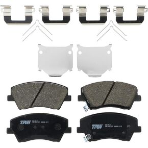 TRW Pro TRC1912 Disc Brake Pad Set For Hyundai Elantra 2017-2020, Front, And Other Applications