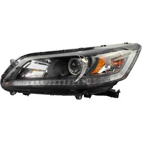 Front Left Headlight Headlamp Halogen Led Driver Side LH for 2013 2014 2015 Honda Accord 4 door Sedan HO2502151