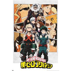 Trends International My Hero Academia - Characters Wall Poster, 22.37" x 34.00", Unframed Version