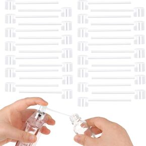 35 Pcs Pump Perfume Refill Pump Perfume Dispenser Pump Refillable Cosmetic Pump Dispensers Makeup Dispenser Transfer Tool for Travel