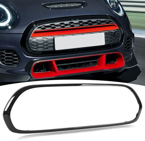 Anillo De Moldura para Faros,Car Headlight Cover Trims,5pcs Gloss Black Headlight Taillight Grille Surround Cover Frame Trims Replacement for Mini F55 F56 F57 Ones JCW 2014 in Saudi Arabia
