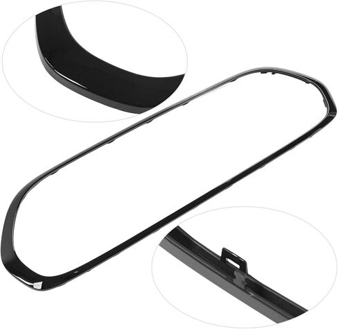 Anillo De Moldura para Faros,Car Headlight Cover Trims,5pcs Gloss Black Headlight Taillight Grille Surround Cover Frame Trims Replacement for Mini F55 F56 F57 Ones JCW 2014 in Saudi Arabia