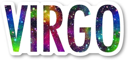 Virgo Astrology Sign Sticker Galaxy Astrology Stickers - 3 Pack - Set of 2.5, 3 and 4 Inch Vinyl Laptop Stickers - for Laptop, Phone, Water Bottle, Car & More Decal (3 Pack) S214639-3Pack in Saudi Arabia