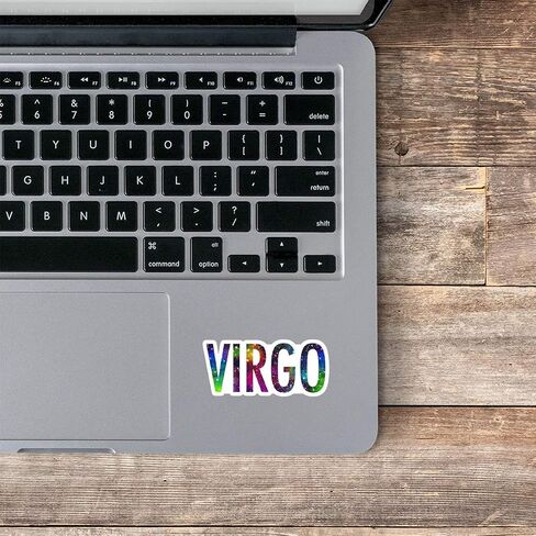 Virgo Astrology Sign Sticker Galaxy Astrology Stickers - 3 Pack - Set of 2.5, 3 and 4 Inch Vinyl Laptop Stickers - for Laptop, Phone, Water Bottle, Car & More Decal (3 Pack) S214639-3Pack in Saudi Arabia