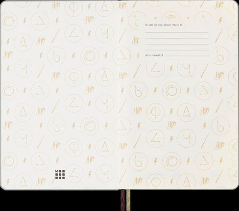 إصدار محدود من Moleskine دفتر هاري بوتر إكسكيتو باترونوم الإملائي مع تأثير خاص يتوهج في الظلام، غطاء صلب، مسطر، كبير (5 بوصة × 8.25 بوصة)، أزرق بترولي، 176 صفحة in Saudi Arabia