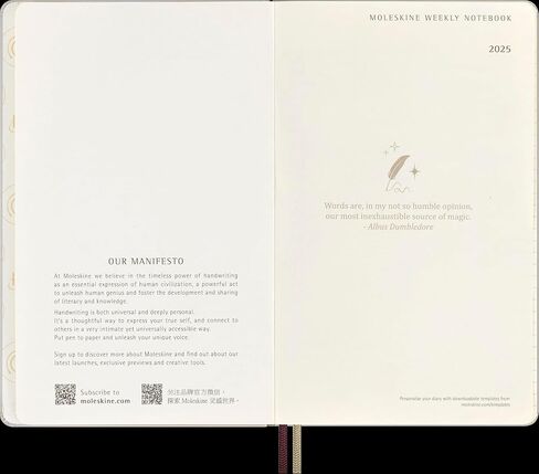 إصدار محدود من Moleskine دفتر هاري بوتر إكسكيتو باترونوم الإملائي مع تأثير خاص يتوهج في الظلام، غطاء صلب، مسطر، كبير (5 بوصة × 8.25 بوصة)، أزرق بترولي، 176 صفحة in Saudi Arabia