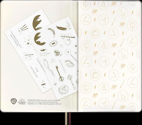 إصدار محدود من Moleskine دفتر هاري بوتر إكسكيتو باترونوم الإملائي مع تأثير خاص يتوهج في الظلام، غطاء صلب، مسطر، كبير (5 بوصة × 8.25 بوصة)، أزرق بترولي، 176 صفحة in Saudi Arabia