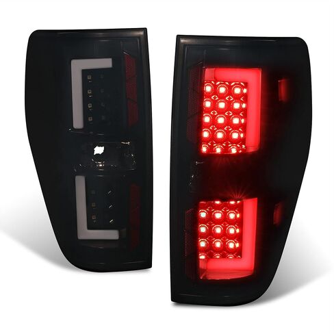 DNA MOTORING Pair of OE Style Tail Lights Compatible with 2009-2014 F150 Styleside Models, Chrome Housing Clear Lens, TL-ZTL-006CHCL in Saudi Arabia